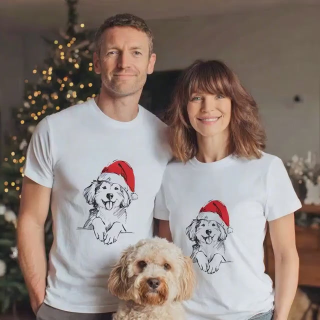 Cute Cavapoo Dog Christmas T-Shirt | Holiday Gift