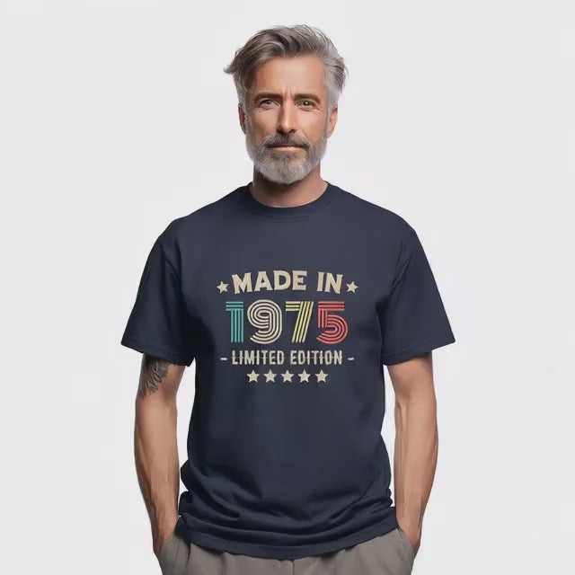 1975 51st Birthday T-Shirt | Funny 51st Gifts for Him and Her, Gifts for Him | Classic 51st T-Shirt for Men and Women