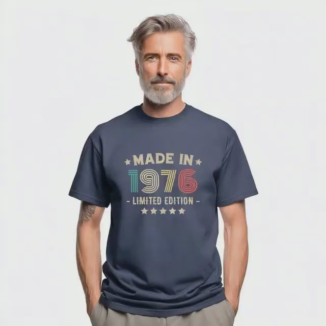1976 50th Birthday T-Shirt | Funny 50th Gifts for Him and Her, Gifts for Him | Classic 50th T-Shirt for Men and Women