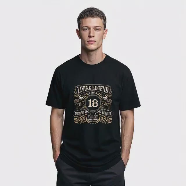 Living Legend 2007 T-Shirt – Funny 18th Birthday Gift for Him
