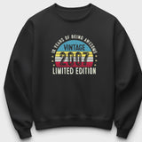 2007 18th Birthday Sweatshirt | Vintage Limited Edition Gift