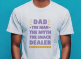 Fathers Day Dad T-Shirt – The Man The Myth Funny Dad Gift
