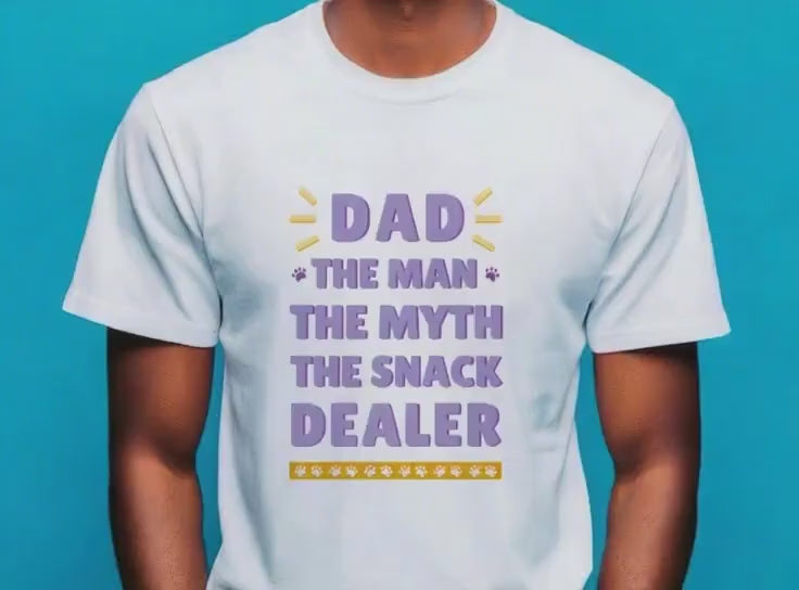 Fathers Day Dad T-Shirt – The Man The Myth Funny Dad Gift