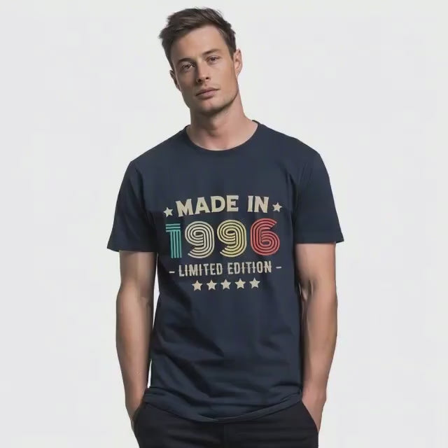 1996 30th Birthday T-Shirt | Funny 30th Gifts for Him and Her | Classic Birthday Shirt for Men and Women