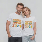 5th Anniversary Matching Couple Shirts, Married Since 2021
