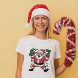 Funny Christmas Six Seven Meme T Shirt | Festive Holiday Cartoon Tee | Humorous Xmas Gift For Men Women Kids | Christmas
