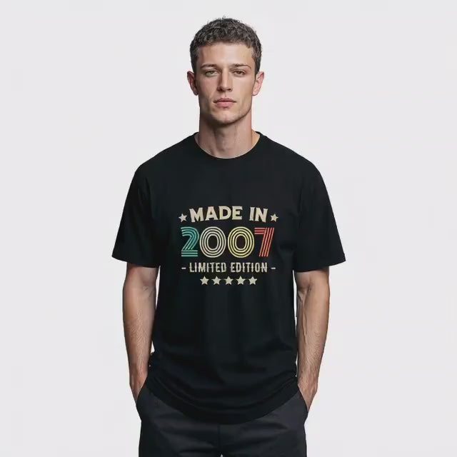 2007 18th Birthday T-Shirt | Funny Gift for Him