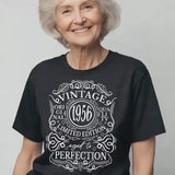 70th Birthday T-Shirt – 1956 Vintage Aged to Perfection