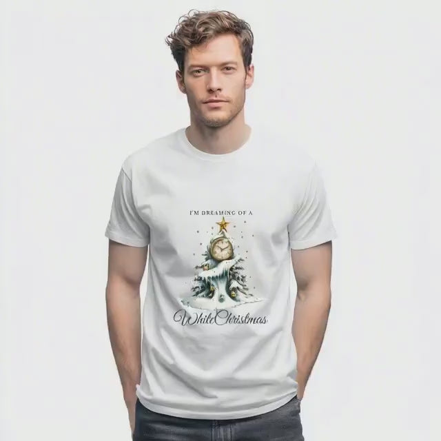 I’m Dreaming of a White Christmas T-Shirt – Festive Holiday Tee, Vintage Christmas Shirt, Merry Christmas Top, Cute Xmas