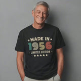 70th Birthday T-Shirt | Funny 1956 Gift for Him & Her