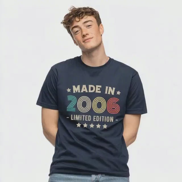 2006 20th Birthday T-Shirt | Vintage Limited Edition Tee