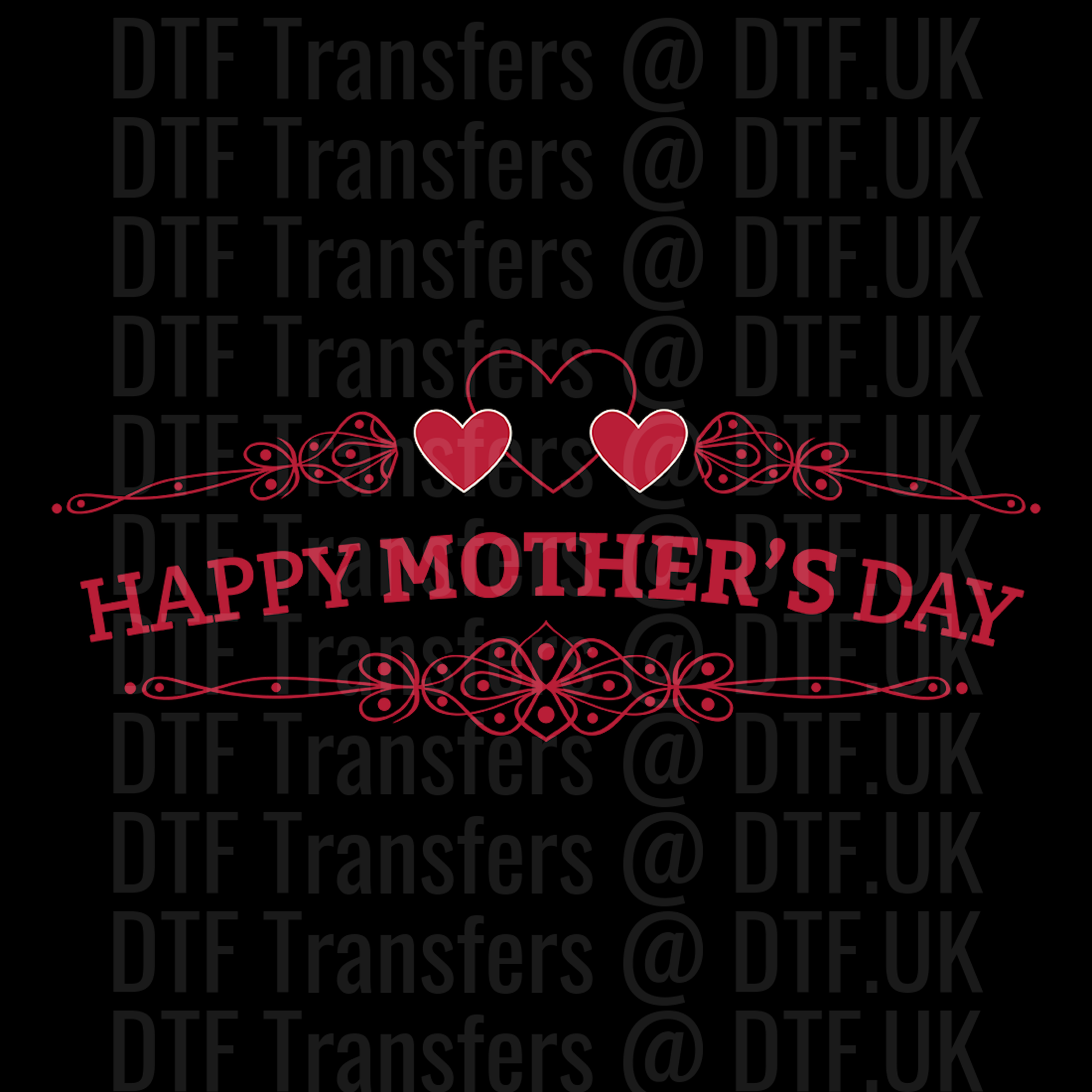 Happy Mothers Day Hearts - Mothers Day