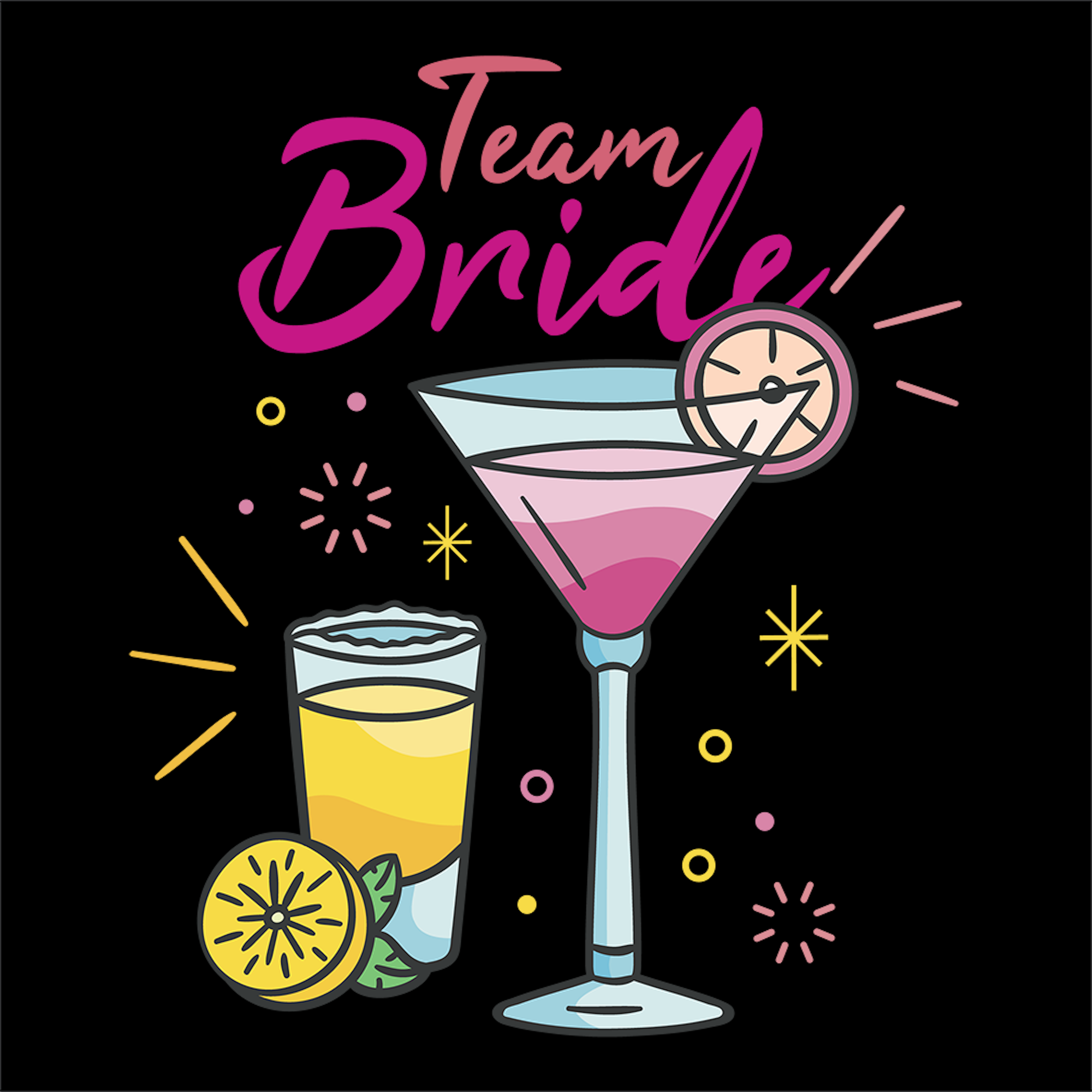 Team Bride Cocktails Party - Wedding