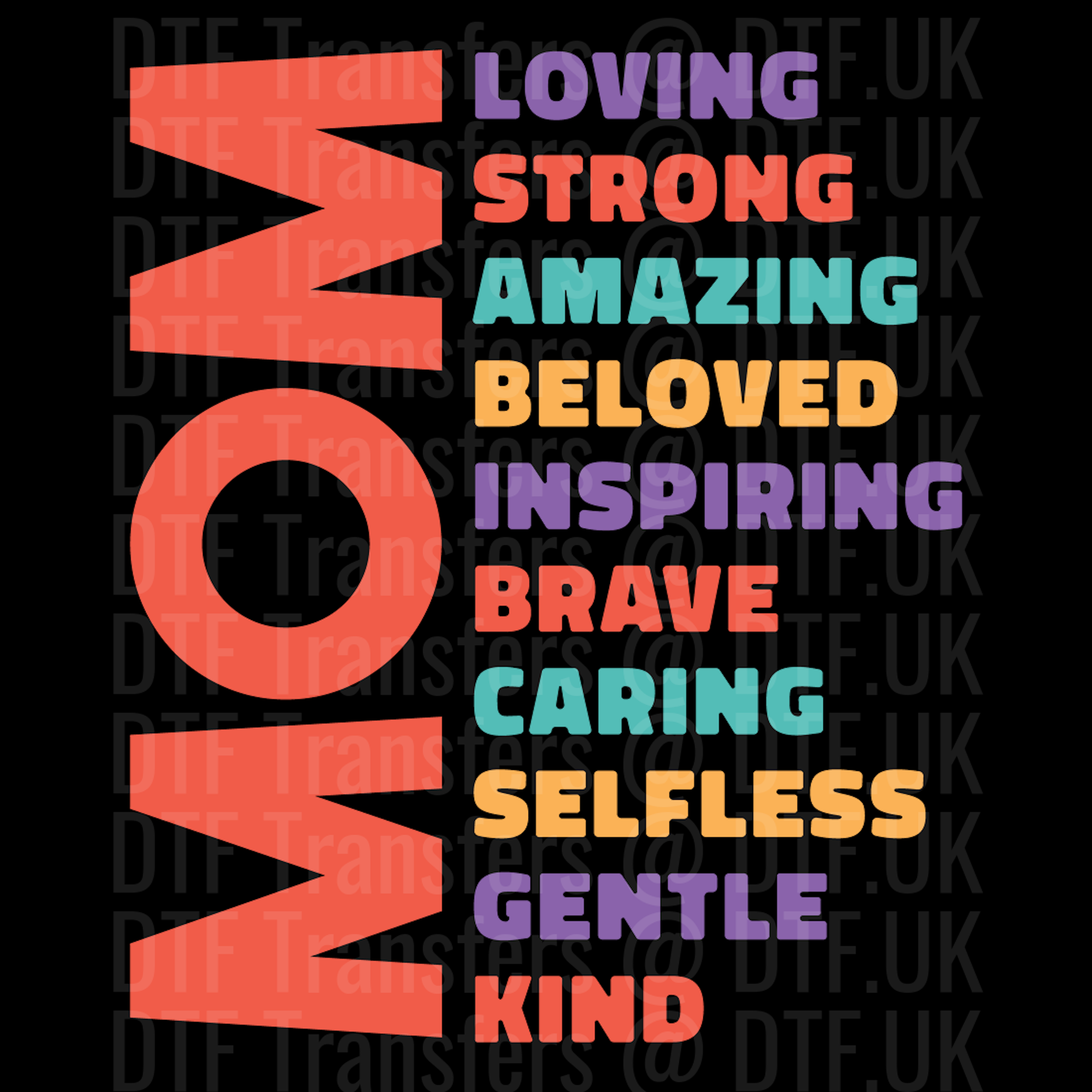 MOM loving strong - Mothers Day